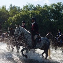 the Common Riding festivities in Selkirk, with Royal Burgh Standard Bearer Martin Rodgerson, in Selkirk, Scotland, Friday 14th June 2013.