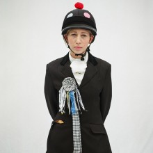 Luci Wilkinson, – Riders and dignitaries during Galashiels Braw Lads Gathering 2014, Galashiels, Scotland, Wednesday 18th June 2014.