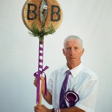 Ian Borthwick, Emblem Bearer of the Barley Banna’, Langholm Common Riding, Scotland, 2014, from the project and new book ‘Unsullied And Untarnished’.